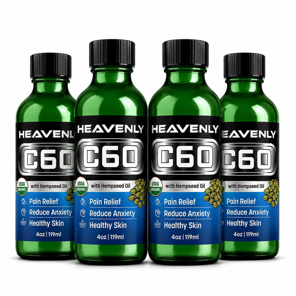 HNP Labs Premium C60 Supplement in Organic Hemp Seed Oil – Advanced Carbon 60 Formula for Cellular Wellness, Cognitive Clarity & Active Lifestyle Support