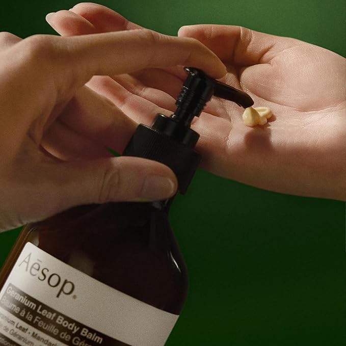 Aesop Geranium Leaf Body Cleanser & Balm Set | Citrus & Fresh Duo to Cleanse and Hydrate Skin | Geranium Leaf, Mandarin Rind, Bergamot Rind | 16.9 oz / 500mL (Set of 2)