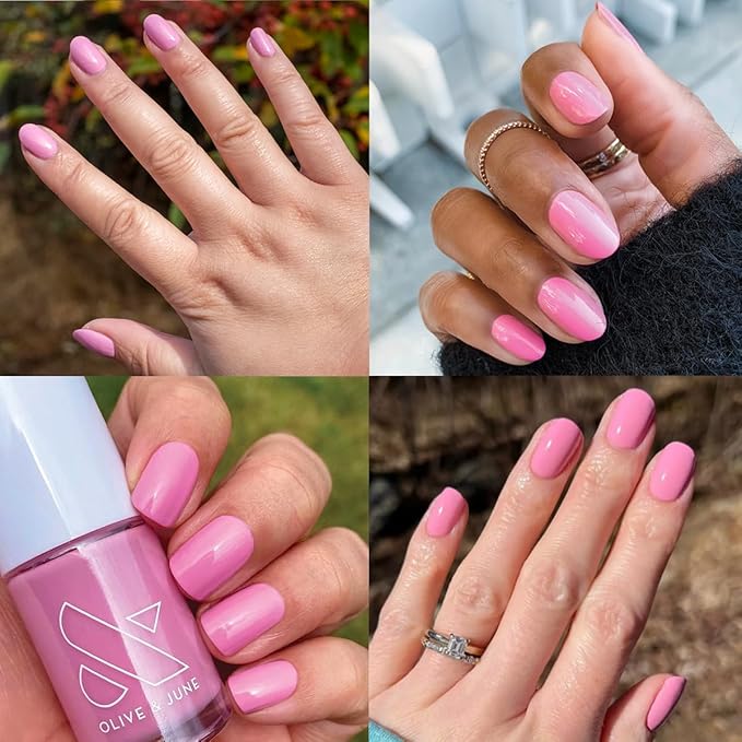 Olive & June Long Lasting Nail Polish, JM Pinky Lavender
