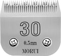 morui 30 Cut Length 1/50"(0.5mm) Detachable Pet Dog Clipper Blades UltraEdge Series Clipper Blades for Dog Grooming Compatible with Most Andis,Oster A5 Wahl KM Series Clippers