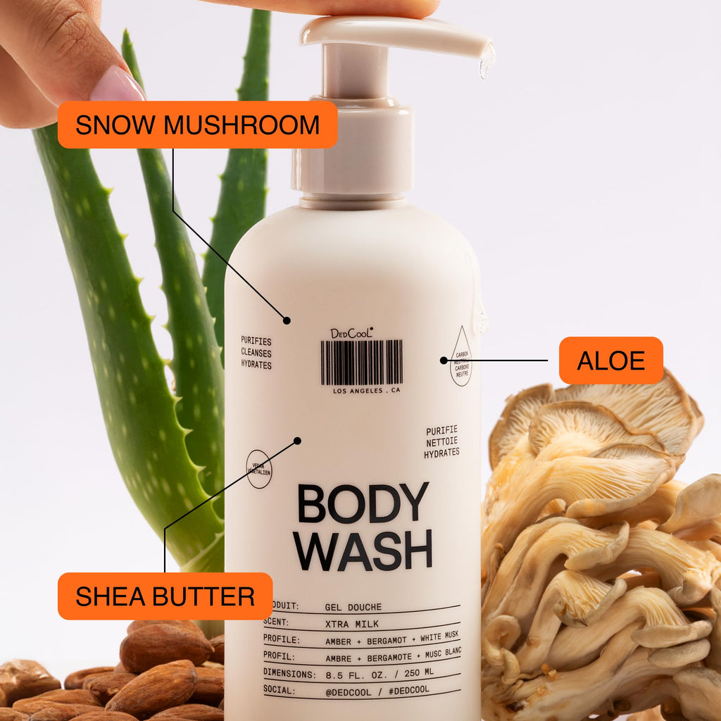 DedCool, Body Wash, 01 Taunt, Shea Butter & Snow Mushroom, 8.5 fl oz