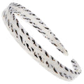 Camila Paris CP3468 French Headband for Women, Handmade White and Gray, Strong Hold Grip Women's Hair Band, Ligth and Very Flexible, No Slip Durable Styling Girls Hair Accessories, Made in France