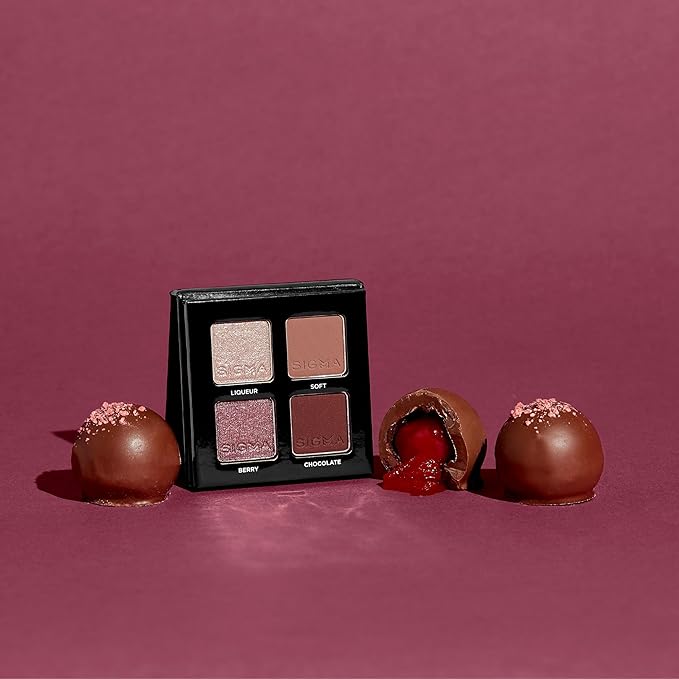 SIGMA BEAUTY Quad Eyeshadow Palette - Bonbon Eyeshadow Quad, 4 Shades