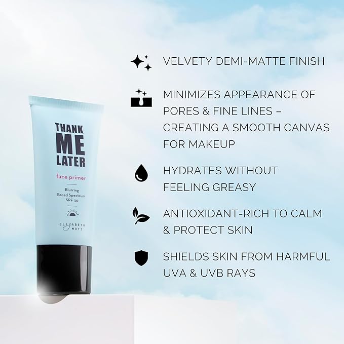 Elizabeth Mott Thank Me Later Blurring Face Primer SPF 30, 30g