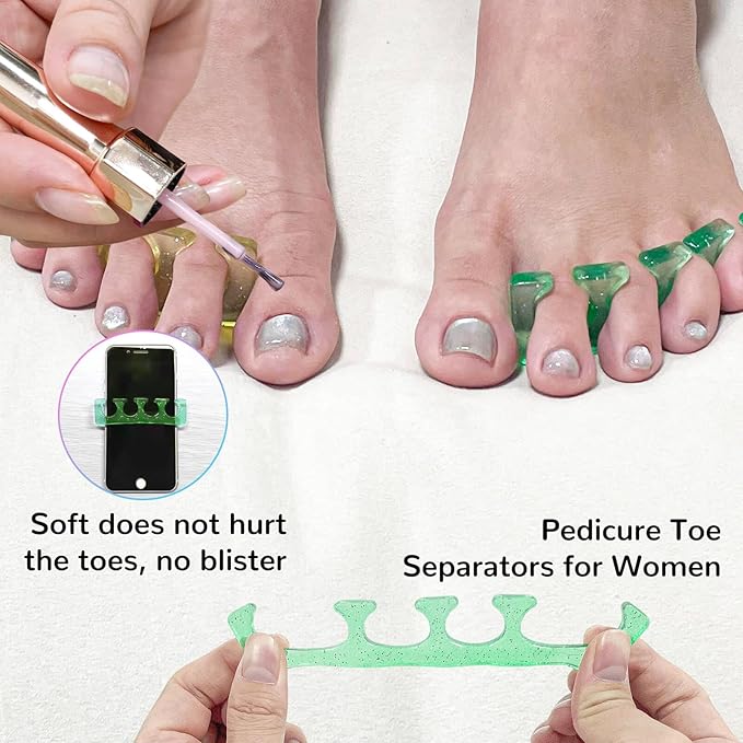 Toe Separators for Women,Toe Spacers,Toe Separators Use for Separation of Toenails or Nails as Well as Polishing of Nail Polish.