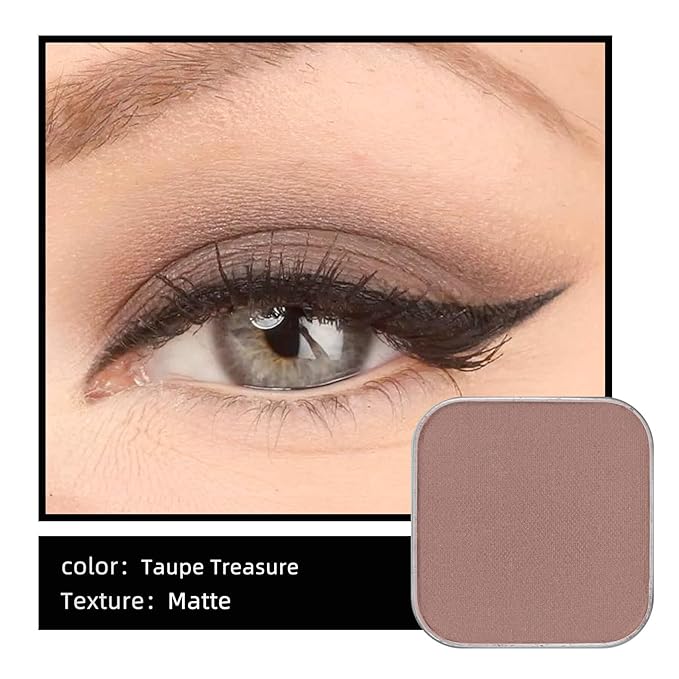 Fillwie Nude Taupe Matte Eyeshadow Single Refill Pan - Taupe Treasure