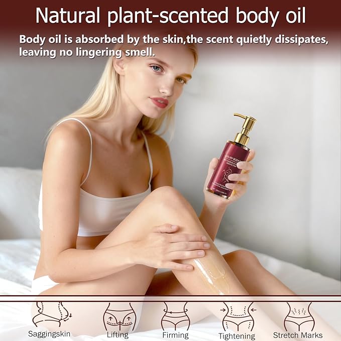 ARIYE Body Firming Oil,Glow body oil for women,Body Oil After Shower Tightening&Hydrating Treatment for Arms,Legs,Stomach&Body,Natural Firming Oil for Dry Skin,Non-Greasy Body Serum-2pk (4.06 FL OZ)