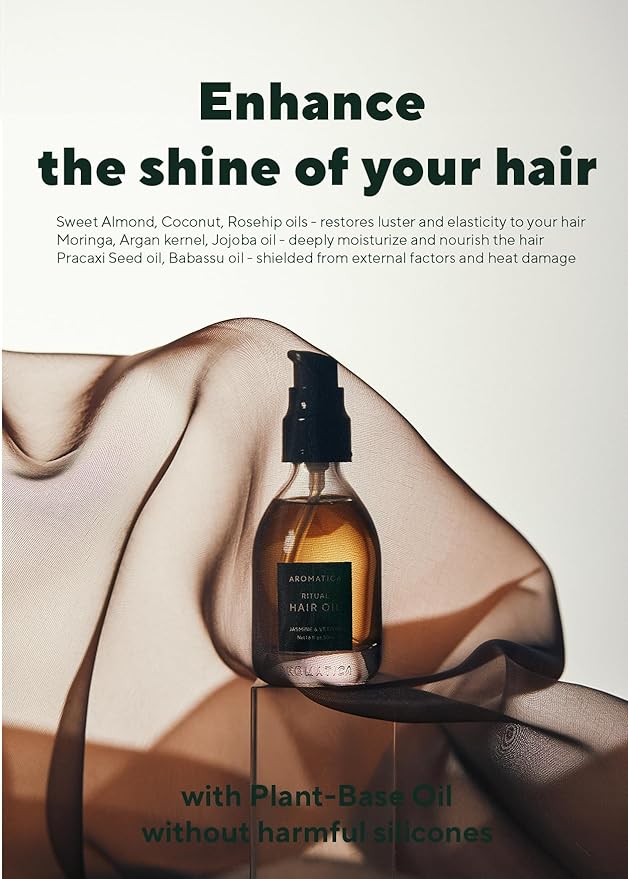 AROMATICA Ritual Jasmine & Vetiver Hair Oil (1.6 fl oz)