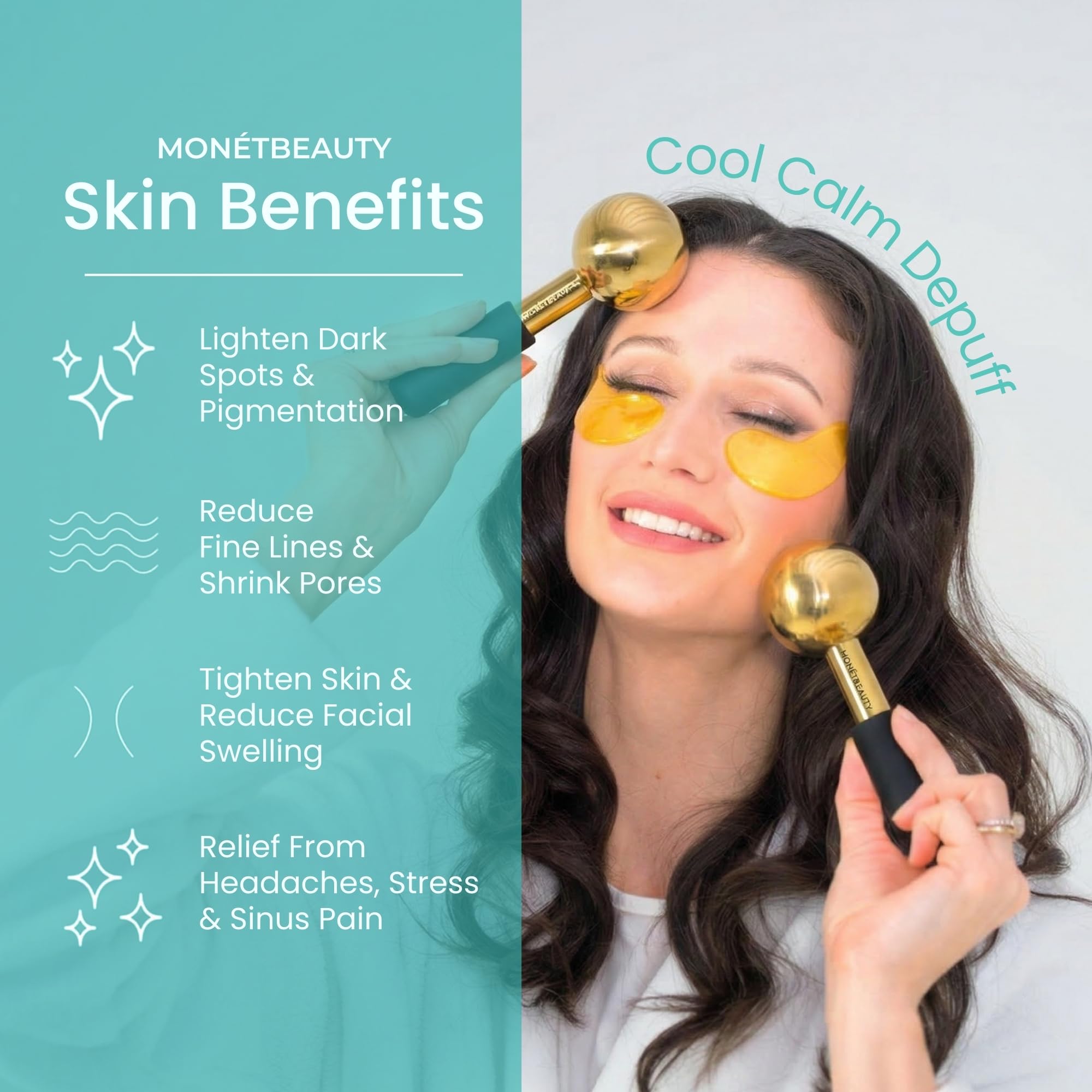 Tighten Skin, Depuff & Sinus Relief? Stainless Steel Ice Globes for Facials, Durable Cryo Globes Instantly Reduce Puffiness, Tighten Pores, Face Globes Facial Massages & Daily Beauty Routine