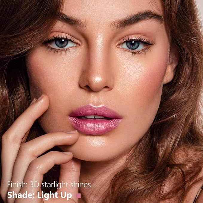 ilembane Mauve Pink Metallic Shimmer Liquid Lipstick Long Wear - Light Up
