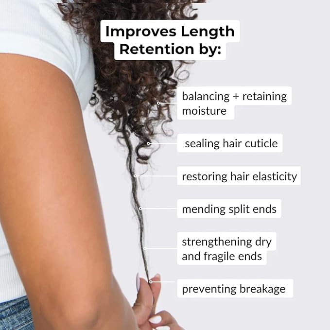 Love Ur Curls Split End Mender - Leave In Treatment for Dry Curly Hair