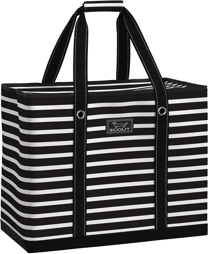 SCOUT 3 Boys Zip Tote - Large Utility Tote, Zips Shut- Fleetwood Black
