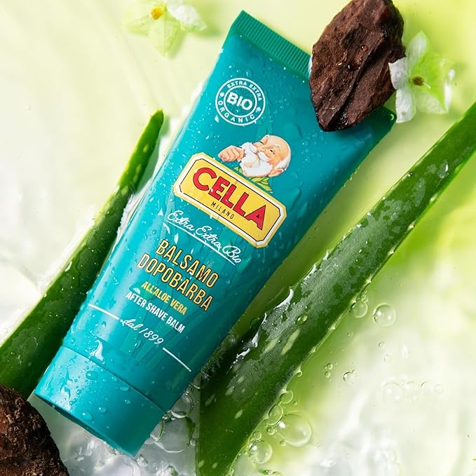 Cella Milano Aloe Vera Soothing Aftershave Balm,100 ml, Made in Italy