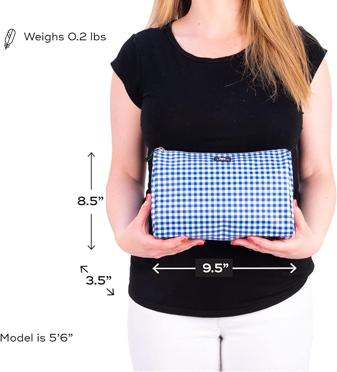 SCOUT Packin' Heat Cosmetic Bag - Toiletry Travel Bag - Nantucket Navy