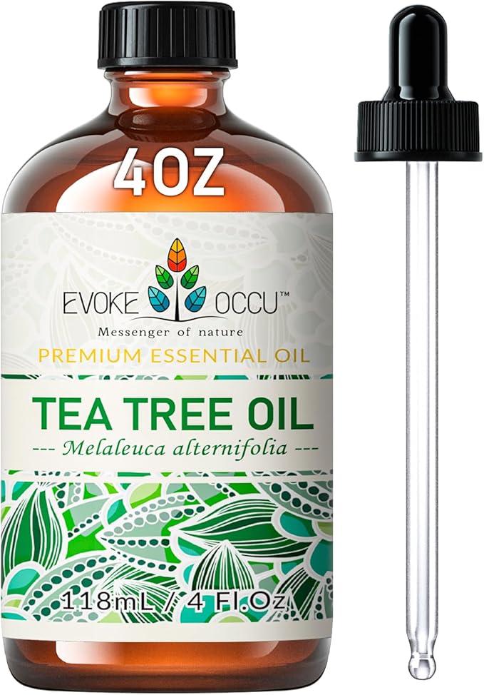 EVOKE OCCU Tea Tree Oil for Skin, Face, Toenail, Hair