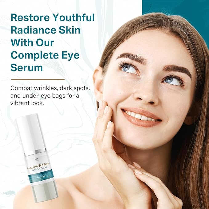 Sun Coast Sciences - Complete Eye Serum by Dr. Mark Rosenberg for Wrinkle Reduction, Age Spots Fading, and Under-Eye Bags Treatment,1/2 Fl Oz - Pack of 6