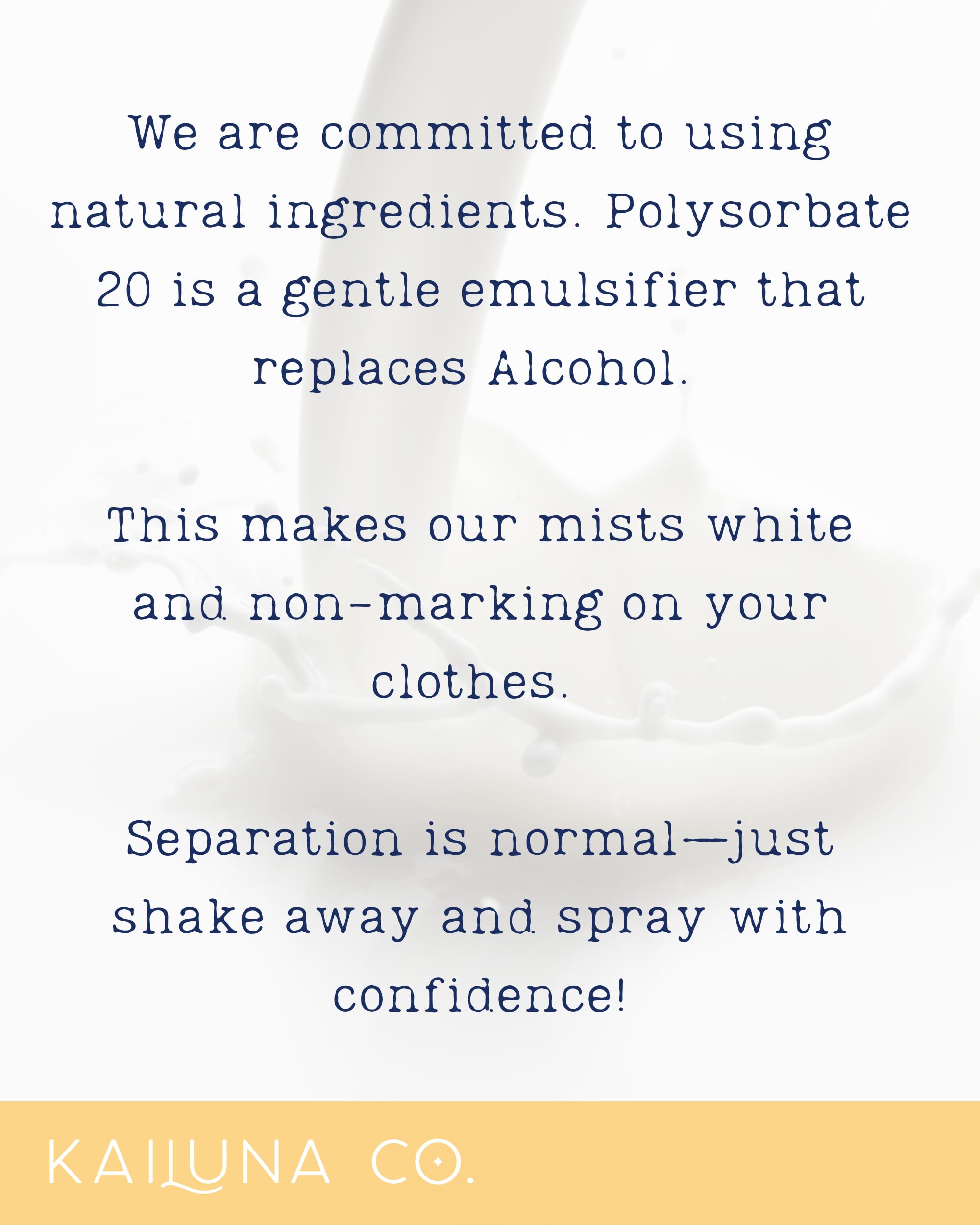 Kailuna Co. Cocoa Butter Cashmere Essential Oil Hair & Body Mist, 0.5 Fl Oz