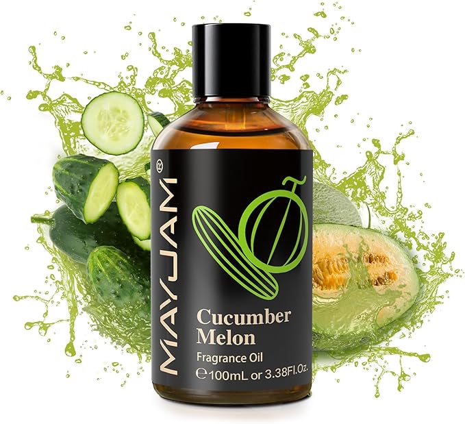 MAYJAM Cucumber Melon Fragrance Oil for Diffusers, 100ML/3.38FL.OZ