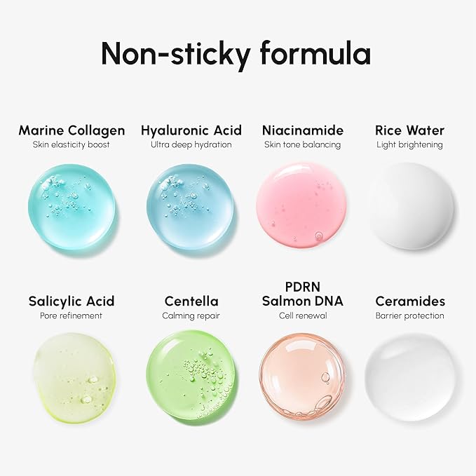 MAREE Hydrating Milky Toner for Face - Rice Toner with Niacinamide & Collagen - Skin Barrier Repair Hydrating Toners for Face - Milk Toners Essence - PDRN, Hyaluronic Acid, Facial Milky Cleanser