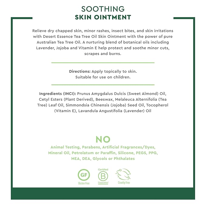 Desert Essence Tea Tree Oil Skin Ointment, 1 oz
