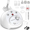 UNOISETION Blackhead Vacuum Removers, 2 in 1 Pro-Grade At-Home Spa Facial Vacuum Pore Cleaner for Blackheads, Whiteheads, Exfoliation, 20-80 Kpa Adjustable Suction for All Skin Types, White