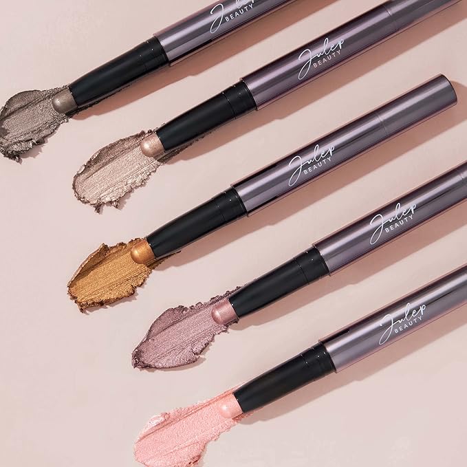 Julep Eyeshadow 101 Crème-to-Powder Duo, Pearl Shimmer and Rose Shimmer