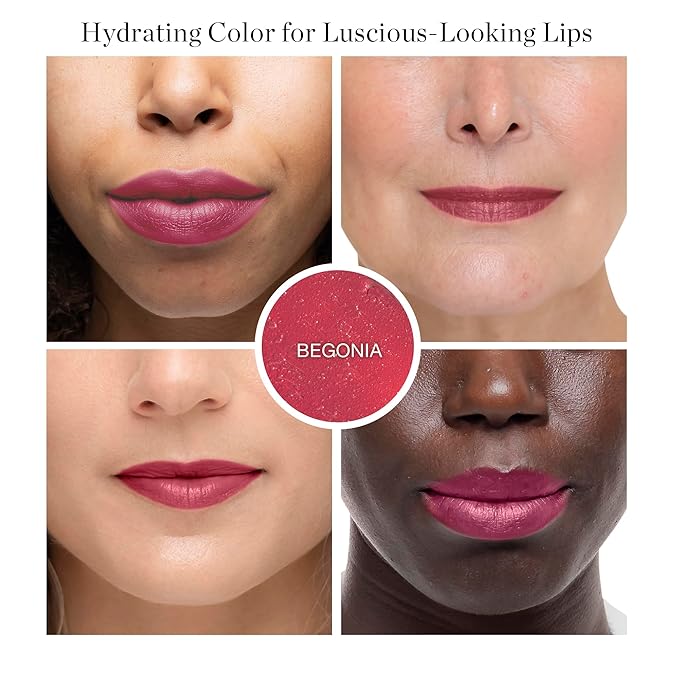 Ogee Tinted Sculpted Lip Oil, BEGONIA