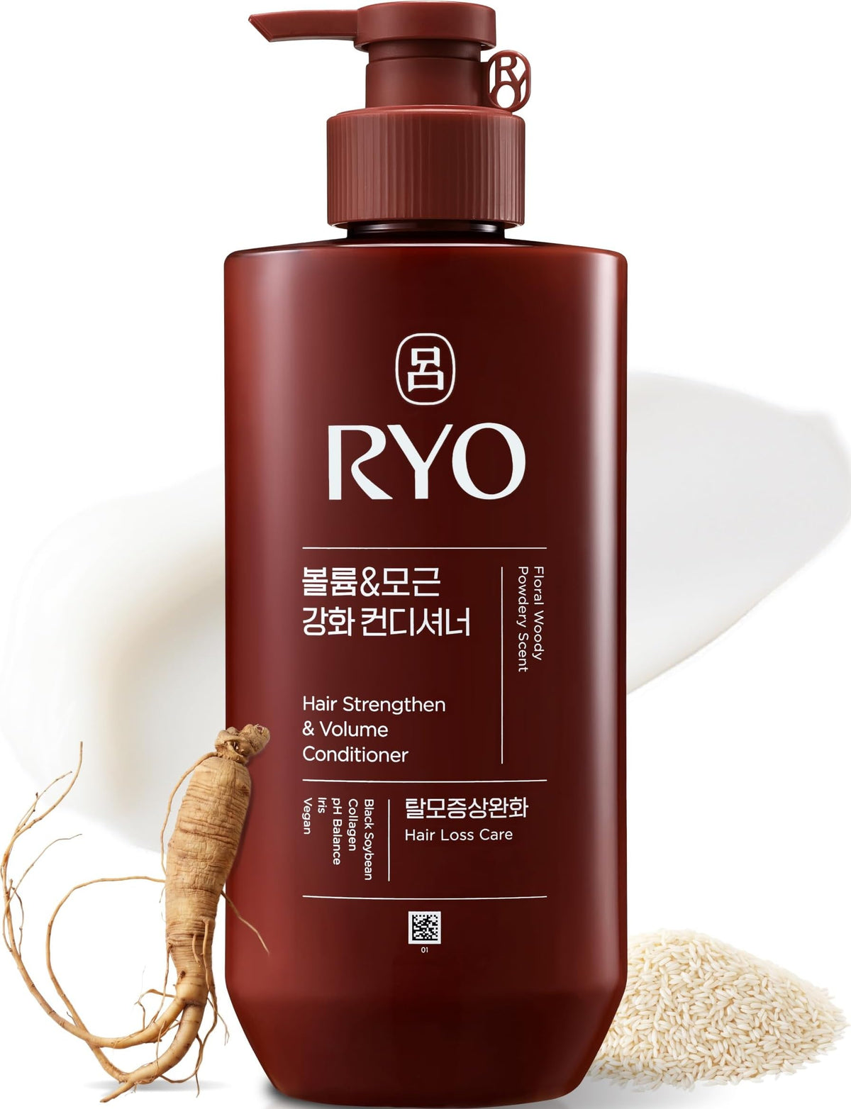 RYO Strengthen & Volume Conditioner - Rice Peptide Conditioner 16 Fl Oz.