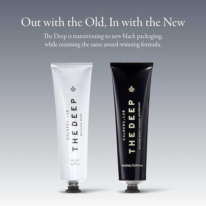 Caldera + Lab The Deep | Men's Detoxifying Clay Mask + Volcanic Ash, 3 Oz