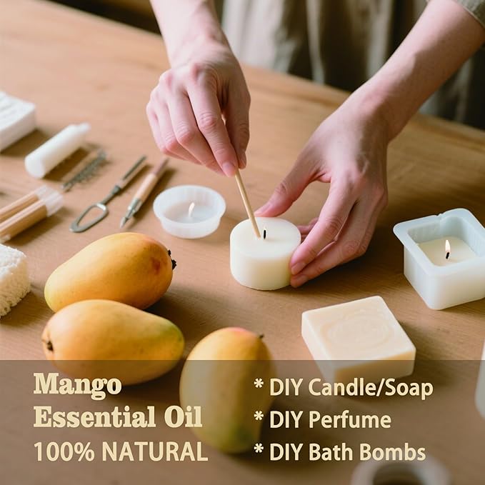 MLYNKL Mango Essential Oil,Mango Oil for DIY Candles Home,4 fl oz