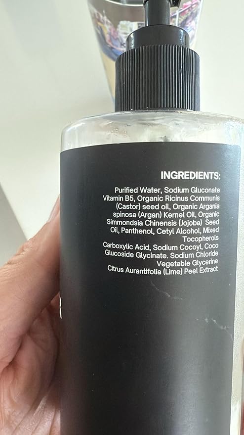 The Goodbye Company Castor Oil Shampoo Conditioner Duo, Gentle Cleansing and Lightweight Hydration, Aloe Vera Shea Botanicals, Sulfate Free Paraben Free Protein Free, 10 oz Each, Made in USA