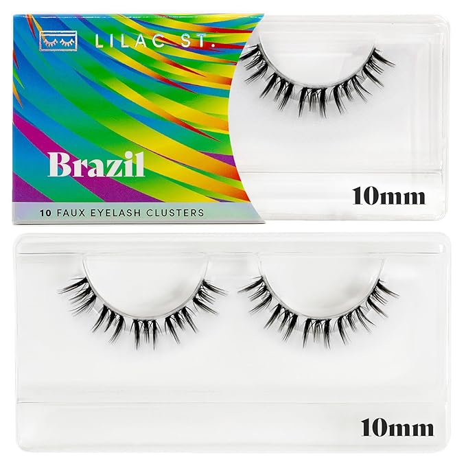 Lilac St Volume Lash Clusters for DIY Lash Extensions, Brazil, 10mm