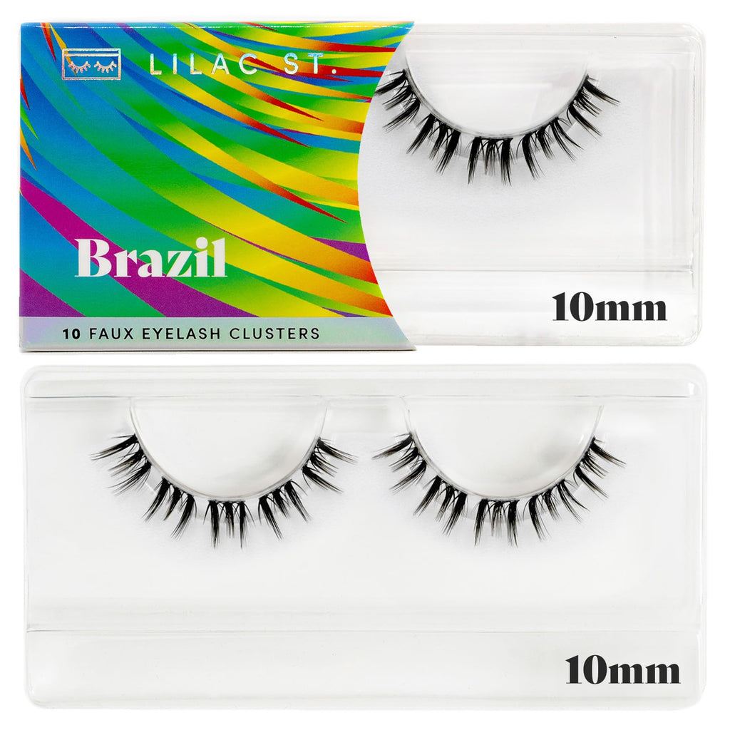 Lilac St Volume Lash Clusters for DIY Lash Extensions, Brazil, 10mm