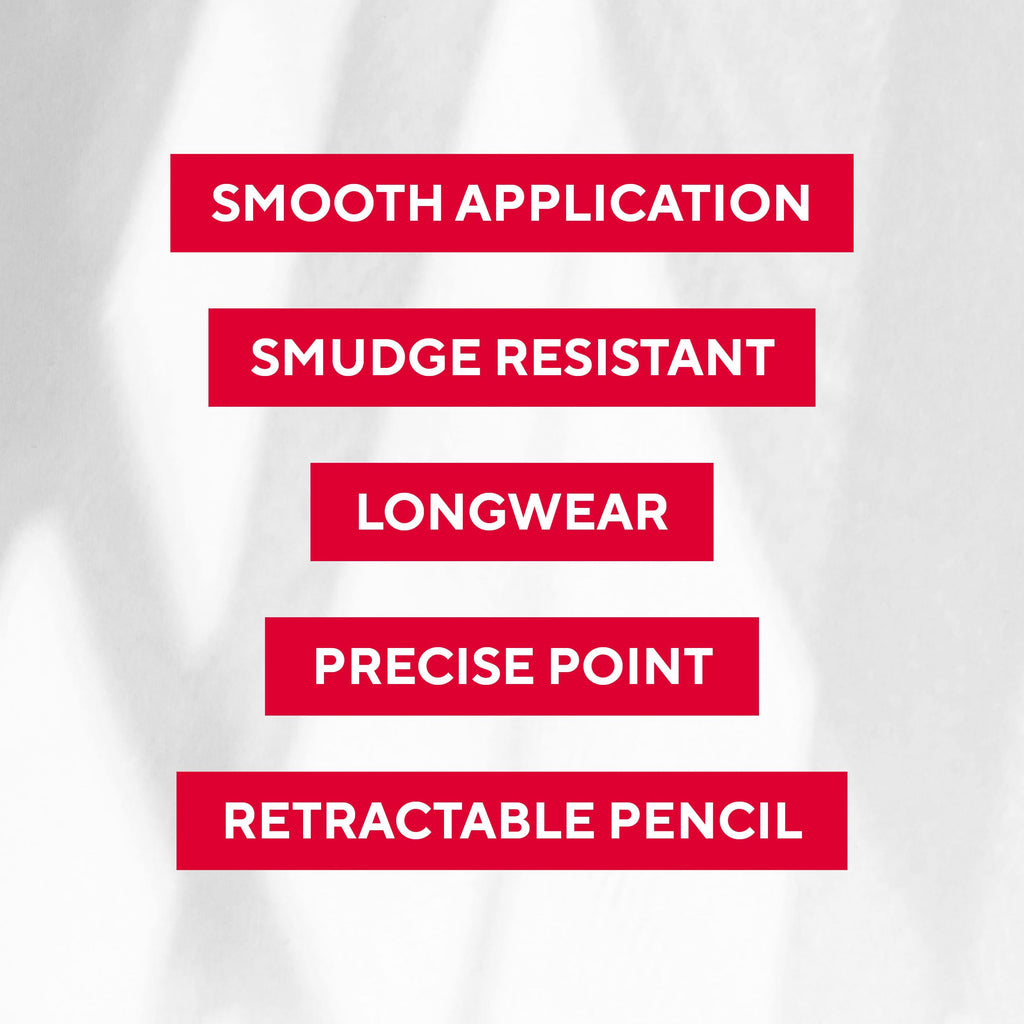 Mirabella Line & Define Lip Definer Lip Pencil, Smoothing & Moisturizing Retractable Lip Liner with Long-Lasting & Ultra-Creamy Formula, Antioxidants Vitamin C & E, & Built-In Sharpener - Sexy