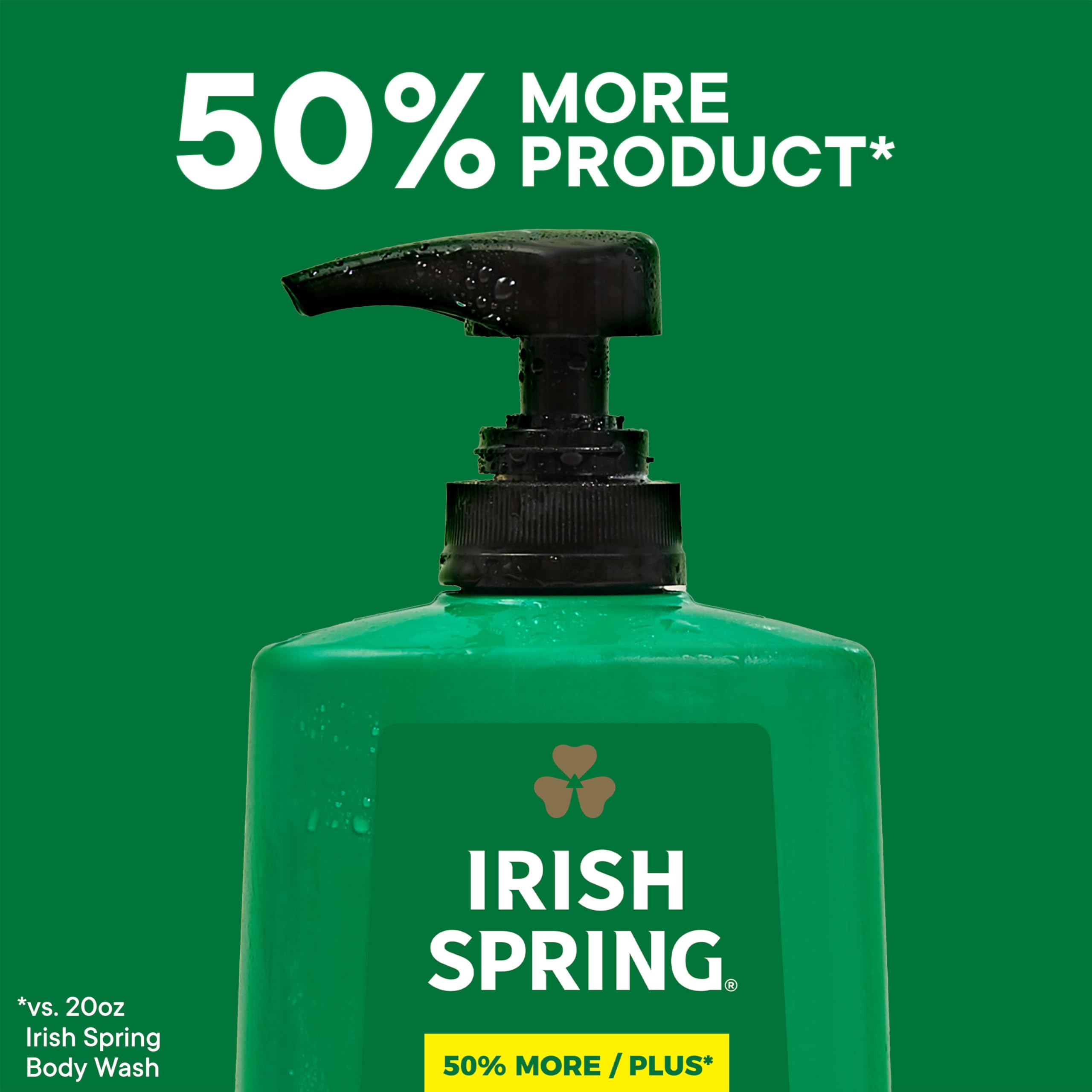 Irish Spring Body Wash for Men, Original Scent, 887 mL