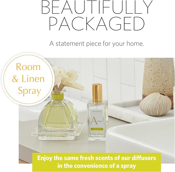 AGRARIA Lemon Verbena Room & Linen Spray, Fabric Freshener