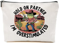 Frogs Gifts for Women Makeup Bag, Frog Gifts Western Stuff Cosmetic Bag