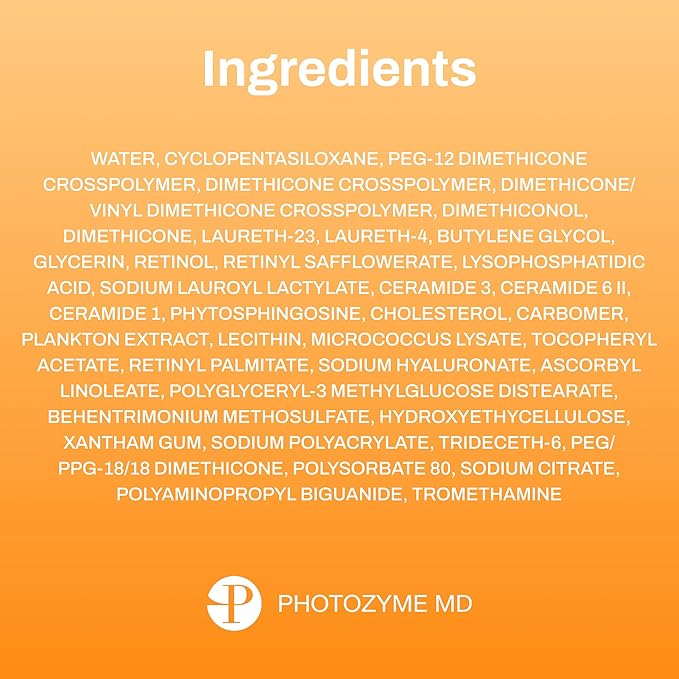 Photozyme GFS Plus Night Serum, 0.5% Retinol Anti-Aging Skincare, 0.5 fl oz
