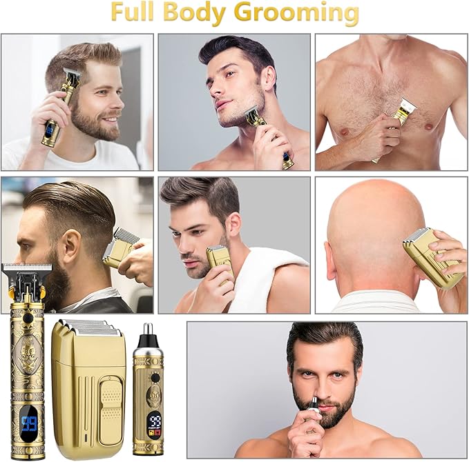 Saoilli Hair Clippers Set, Beard Trimmer Kit,Multi-Function Personal Care