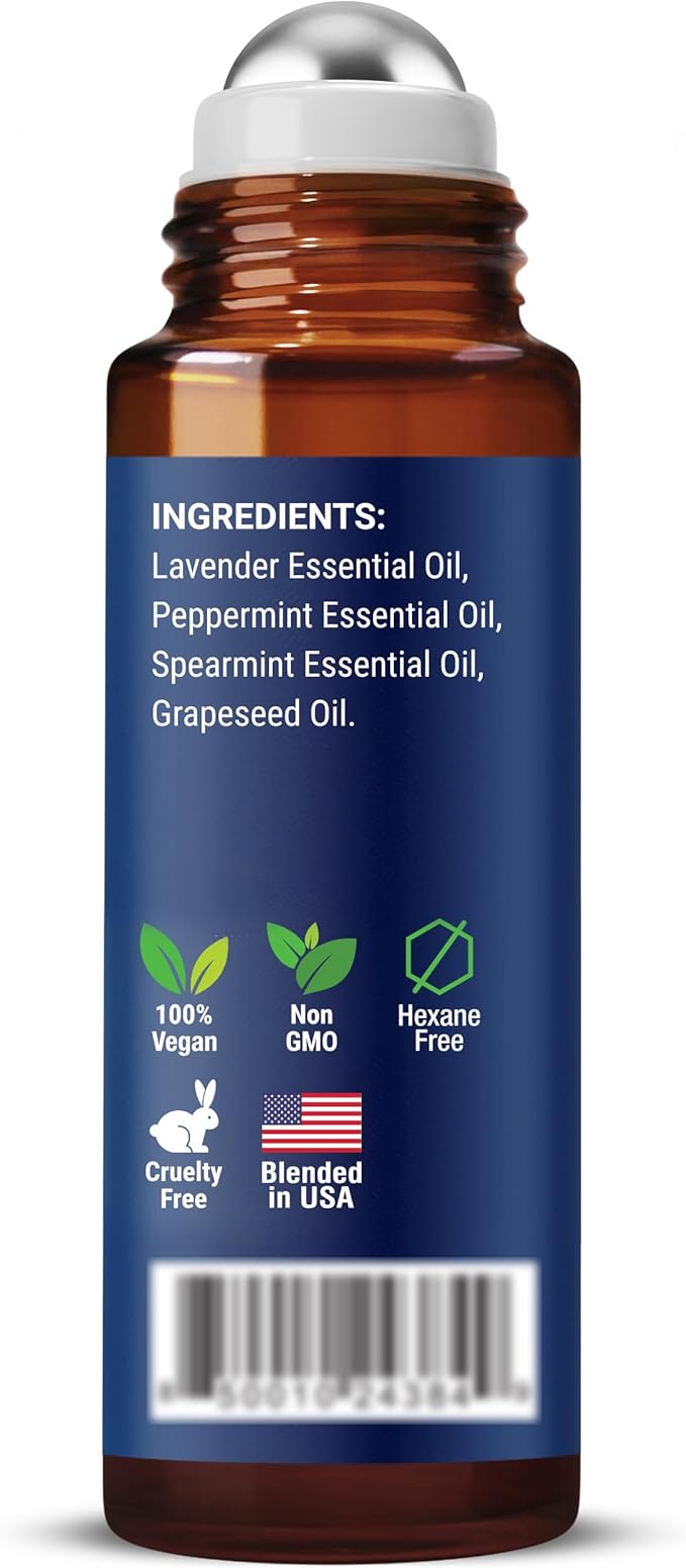 Head Calm Essential Oil Roll-On 10 ml for Migraine & Headache Relief