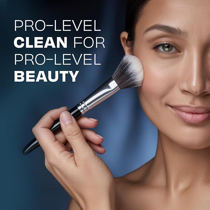 Original Vanilla Makeup Brush Cleaner - Professional Cleanser for Makeup Brushes - Quick-Drying, Rinse-Free Formula - Removes Stubborn Waterproof Make Up, 16 oz