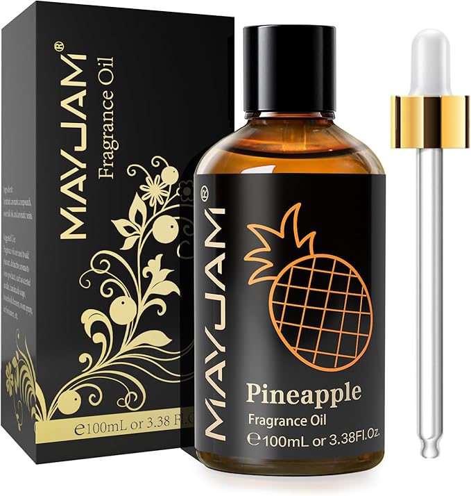 MAYJAM Pineapple Fragrance Oil for Diffusers for Home, 3.38FL.OZ