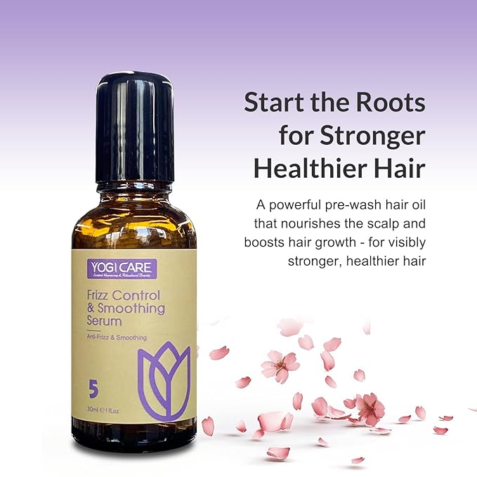 YOGI CARE Aroma Therapy Pre-Wash Hair Oil Serum 30ml / 1 Fl.oz (Anti-Frizz & Smoothing)