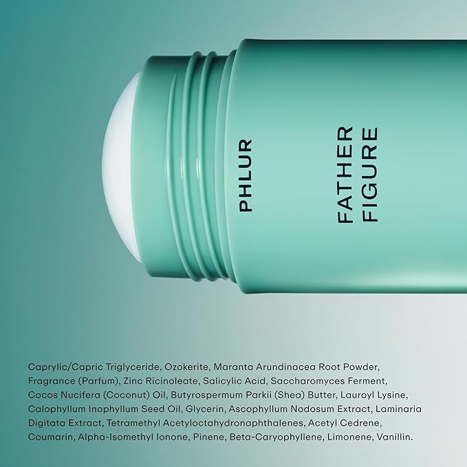 PHLUR Vanilla Skin & Father Figure Deodorant Set, 1.76 oz Each