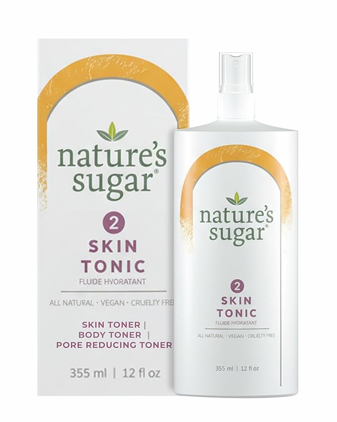 Nature's Sugar Skin Tonic - Prewax Prep & Aftercare Spray, 355 ml