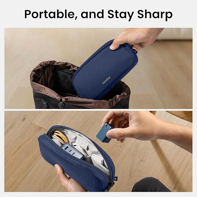 tomtoc Electronics Organizer Travel Case, Cable Organizer for Essentials