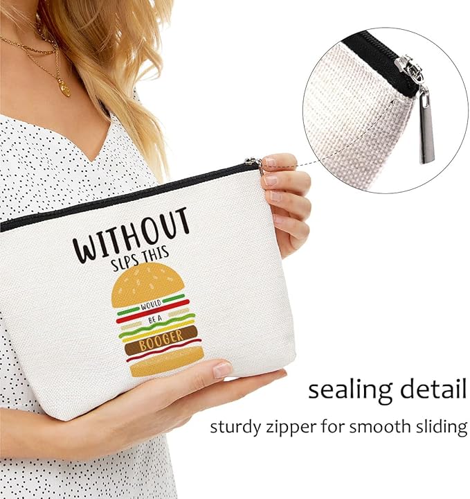 Speech Therapist Appreciation Makeup Bag Therapist Cosmetic Bag