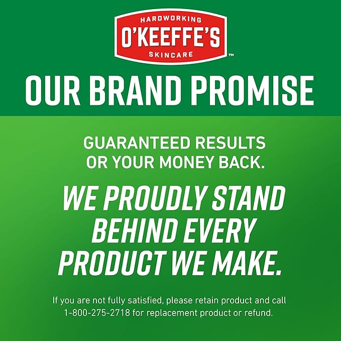 O’Keeffe’s Hardworking Body Lotion, Deep Hydration for Extremely Dry & Cracked Skin, 12 oz Pump (2 Pack), Fragrance-Free & Hypoallergenic, Non-Greasy Fast-Absorbing Formula