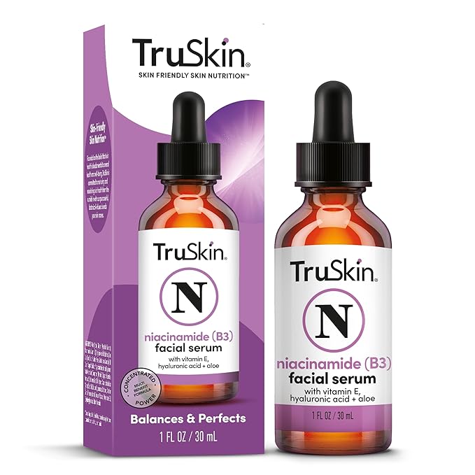 TruSkin Niacinamide Serum for Face with Hyaluronic Acid & Aloe, 1 fl oz