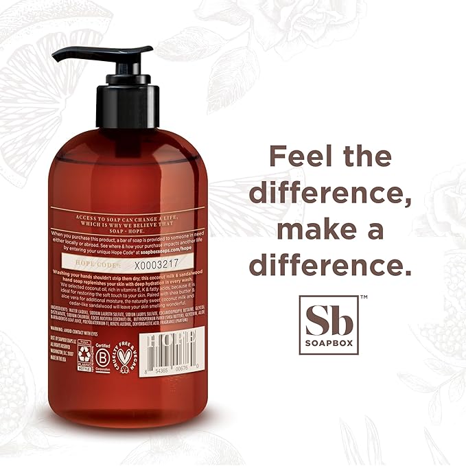 Soapbox Liquid Hand Soap Variety Pack - Coconut, Lavender & Meyer Lemon
